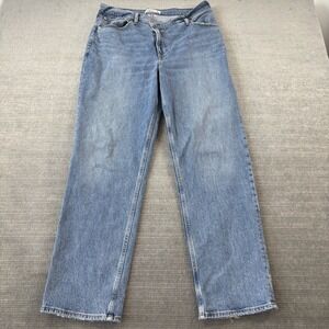Abercrombie & Fitch Jeans Women 32/14R 90s Straight Ultra High Rise Crossover
